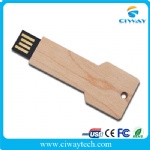 Eco wooden/bamboo USB key flash drives