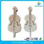 Wooden/bamboo violin usb flash drive