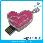 Jewelry/Diamond heart shape USB flash drive