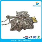 Jewelry/Diamond maple leaf USB flash drive