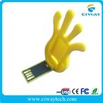 Colorful foldable palm design usb flash drive for gifts
