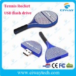PVC Tennis Rocket USB flash drive