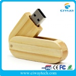 Wooden/Bamboo swivel USB flash drive